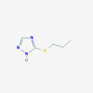 molecular formula C5H9N3S B1598102 3-丙硫基-4H-1,2,4-三唑 CAS No. 34945-15-8