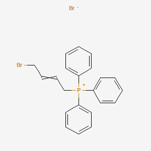 molecular formula C22H21Br2P B1598108 (4-Bromobut-2-en-1-yl)(triphenyl)phosphanium bromide CAS No. 53142-03-3