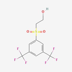 molecular formula C10H8F6O3S B1598109 3,5-Bis(trifluoromethyl)phenylsulfonylethanol CAS No. 450409-87-7
