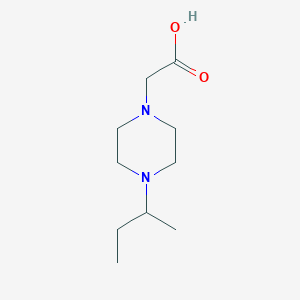 molecular formula C10H20N2O2 B1598111 (4-sec-Butyl-piperazin-1-yl)-acetic acid CAS No. 722491-34-1