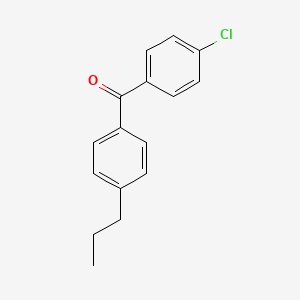 molecular formula C16H15ClO B1598116 4-氯-4'-正丙基二苯甲酮 CAS No. 64357-63-7