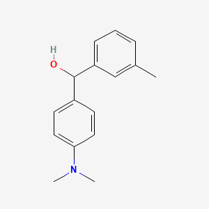 molecular formula C16H19NO B1598122 4-(Dimethylamino)-3'-methylbenzhydrol CAS No. 844683-28-9