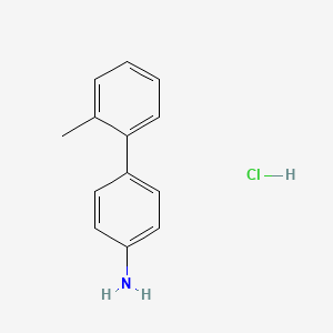 molecular formula C13H14ClN B1598129 2'-Methyl-[1,1'-biphenyl]-4-amine hydrochloride CAS No. 811842-48-5