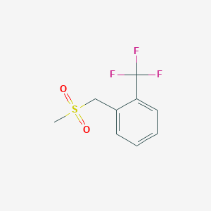 molecular formula C9H9F3O2S B1598134 2-Trifluoromethylbenzylmethylsulfone CAS No. 886497-88-7