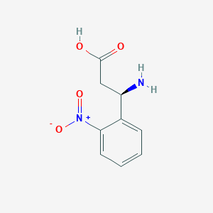 molecular formula C9H10N2O4 B1598140 (R)-3-Amino-3-(2-nitrophenyl)propanoic acid CAS No. 756814-14-9