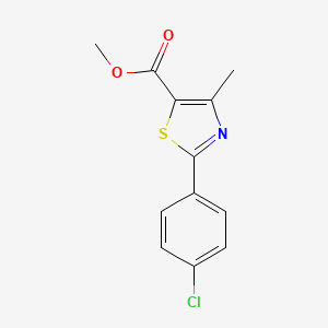 Methyl 2-(4-chlorophenyl)-4-methyl-1,3-thiazole-5-carboxylate