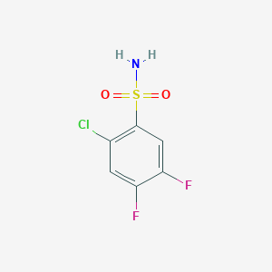 molecular formula C6H4ClF2NO2S B1598153 2-Chloro-4,5-difluorobenzenesulfonamide CAS No. 287172-64-9