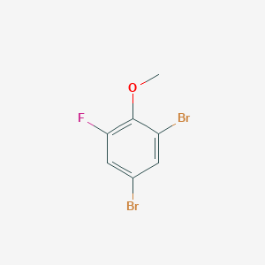 molecular formula C7H5Br2FO B1598154 2,4-二溴-6-氟苯甲醚 CAS No. 202982-75-0