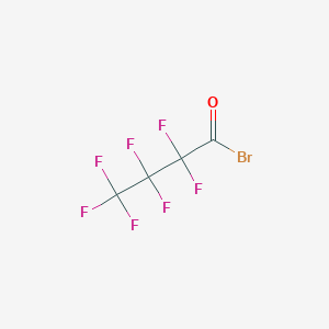 molecular formula C4BrF7O B1598155 七氟丁酰溴 CAS No. 375-13-3