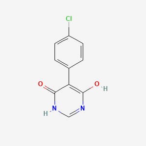 molecular formula C10H7ClN2O2 B1598164 5-(4-Chlorophenyl)pyrimidine-4,6-diol CAS No. 3979-80-4
