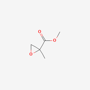 molecular formula C5H8O3 B1598165 Methyl 2-methyloxirane-2-carboxylate CAS No. 58653-97-7