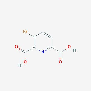 molecular formula C7H4BrNO4 B1598167 3-溴吡啶-2,6-二羧酸 CAS No. 316808-10-3