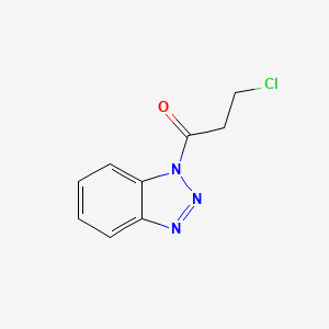 molecular formula C9H8ClN3O B1598177 1-(3-Chloropropionyl)-1H-benzotriazole CAS No. 304660-39-7
