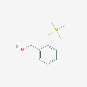 molecular formula C11H18OSi B1598180 2-(Trimethylsilylmethyl)benzyl alcohol CAS No. 57754-01-5