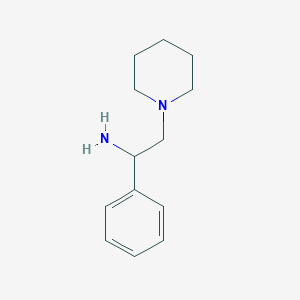 molecular formula C13H20N2 B1598181 2-Piperidin-1-yl-1-phenylethylamine CAS No. 41208-22-4