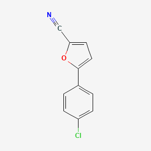 molecular formula C11H6ClNO B1598186 5-(4-Chlorophenyl)furan-2-carbonitrile CAS No. 52939-07-8