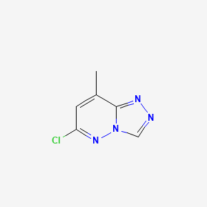 molecular formula C6H5ClN4 B1598187 6-Chloro-8-methyl-[1,2,4]triazolo[4,3-b]pyridazine CAS No. 58826-40-7