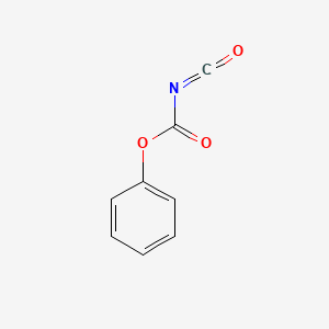 molecular formula C8H5NO3 B1598193 Phenyl isocyanatoformate CAS No. 5843-43-6