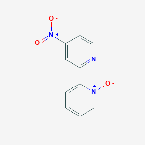 molecular formula C10H7N3O3 B1598196 4'-Nitro-2,2'-bipyridine-N-oxide CAS No. 84175-05-3