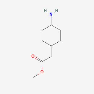 molecular formula C9H17NO2 B1598198 Methyl 2-(4-aminocyclohexyl)acetate CAS No. 313683-56-6