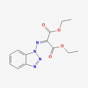 molecular formula C13H14N4O4 B1598206 Diethyl (benzotriazol-1-YL)iminomalonate CAS No. 100796-79-0
