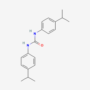 molecular formula C19H24N2O B1598207 Urea, N,N'-bis[4-(1-methylethyl)phenyl]- CAS No. 113260-74-5