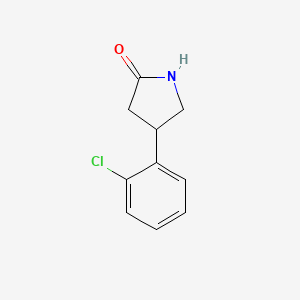 molecular formula C10H10ClNO B1598210 4-(2-Chlorophenyl)pyrrolidin-2-one CAS No. 28311-22-0