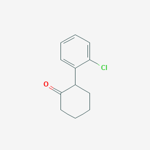 molecular formula C12H13ClO B1598211 2-(2-Chlorophenyl)cyclohexan-1-one CAS No. 91393-49-6