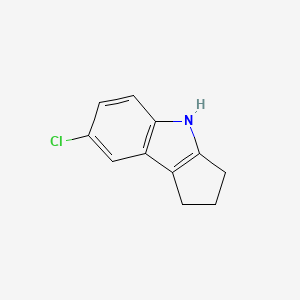 molecular formula C11H10ClN B1598212 7-Chloro-1,2,3,4-tetrahydrocyclopenta[b]indole CAS No. 302912-35-2