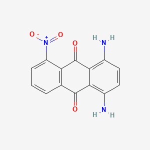 molecular formula C14H9N3O4 B1598214 Disperse violet 8 CAS No. 82-33-7