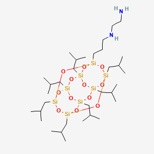 molecular formula C33H76N2O12Si8 B1598215 Pss-(3-(2-aminoethyl)amino)propyl-hepta& CAS No. 444315-16-6