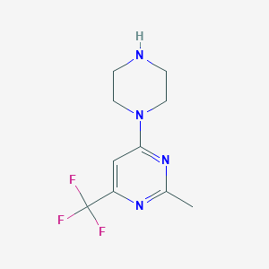 2-Methyl-4-piperazin-1-yl-6-(trifluoromethyl)pyrimidine