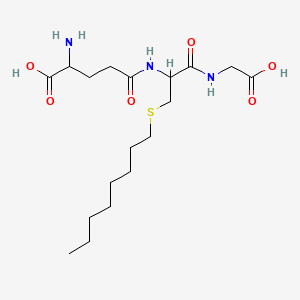 2-Amino-5-((1-((carboxymethyl)amino)-3-(octylthio)-1-oxopropan-2-yl)amino)-5-oxopentanoic acid