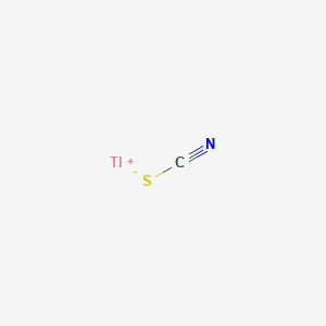 molecular formula TlSCN<br>CNSTl B1598246 硫氰酸铊 CAS No. 3535-84-0