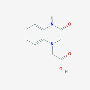 2-(3-Oxo-3,4-dihydroquinoxalin-1(2H)-yl)acetic acid