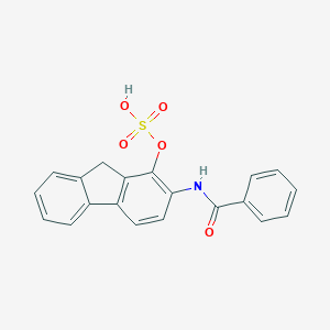 molecular formula C20H15NO5S B159825 N-1-Sulfooxy-2-benzoylaminofluorene CAS No. 131657-39-1