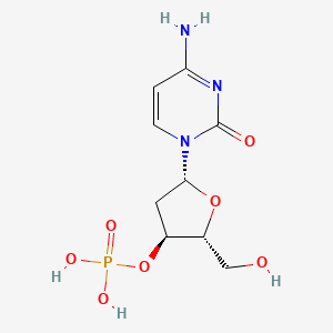 molecular formula C9H14N3O7P B1598256 2'-Deoxycytidine-3'-monophosphate CAS No. 6220-63-9