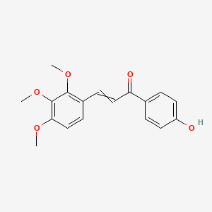 1-(4-Hydroxyphenyl)-3-(2,3,4-trimethoxyphenyl)-2-propen-1-one