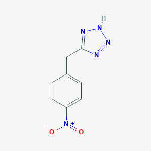 molecular formula C8H7N5O2 B159827 5-[(4-nitrophenyl)methyl]-1H-1,2,3,4-tetrazole CAS No. 131090-44-3