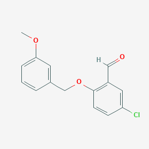 5-Chloro-2-[(3-methoxybenzyl)oxy]benzaldehyde