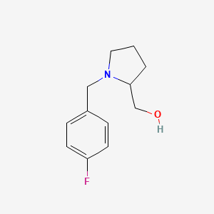 [1-(4-Fluorobenzyl)pyrrolidin-2-yl]methanol