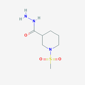 1-(Methylsulfonyl)piperidine-3-carbohydrazide
