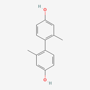molecular formula C14H14O2 B1598284 2,2'-Dimethyl-4,4'-biphenyldiol CAS No. 59517-19-0