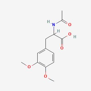 molecular formula C13H17NO5 B1598290 2-乙酰胺基-3-(3,4-二甲氧基苯基)丙酸 CAS No. 27313-65-1