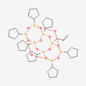 molecular formula C38H68O12Si8 B1598295 PSS-烯丙基-七环戊基取代 CAS No. 205131-81-3