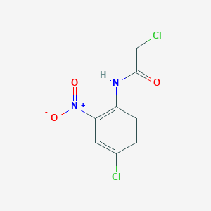 molecular formula C8H6Cl2N2O3 B1598300 2-chloro-N-(4-chloro-2-nitrophenyl)acetamide CAS No. 40930-49-2