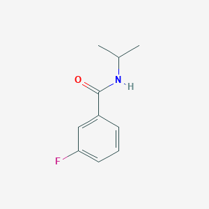 molecular formula C10H12FNO B1598305 N-异丙基 3-氟苯甲酰胺 CAS No. 459218-95-2