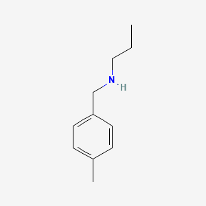 molecular formula C11H17N B1598309 N-(4-methylbenzyl)-N-propylamine CAS No. 39190-96-0
