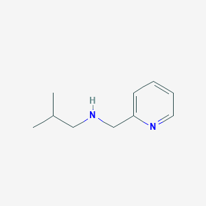 molecular formula C10H16N2 B1598310 2-methyl-N-(pyridin-2-ylmethyl)propan-1-amine CAS No. 892592-08-4