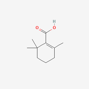 molecular formula C10H16O2 B1598317 2,6,6-Trimethylcyclohexene-1-carboxylic acid CAS No. 471-90-9